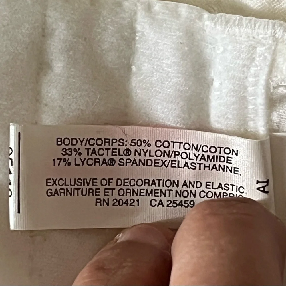 NEW Wacoal 36DD Cotton White Underwire Bra - Picture 9 of 10